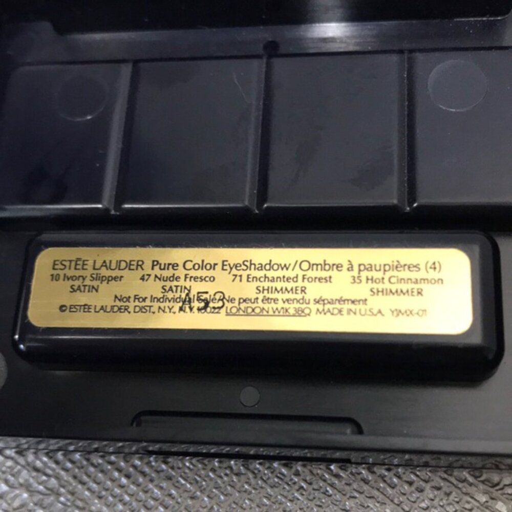 🆕 Estée Lauder Deluxe Size Eyeshadow Quad - Ivory Slipper Nude Enchanted Forest - Picture 7 of 7